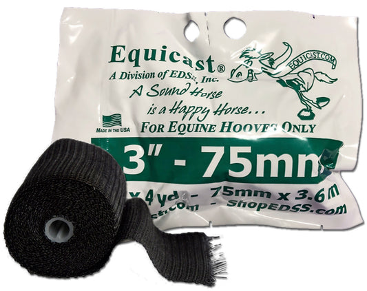 1 Roll Equicast Original Black 3" x 4 Yards